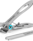 Nail Clippers for Men – Vepkuso Toenail Clippers for Thick Toenails for Seniors Wide Jaw Large Professional Fingernail Clippers Cutter Set for Tough Nails, Women, Adult,Gift Idea