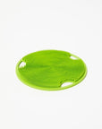 Boie USA Flat Body Scrubber - Hygienic, Exfoliating Loofah Alternative - Feels Like Silicone Scrubber Gentle on Sensitive Skin, Hypoallergenic, BPA- & Latex-Free, Made in The USA (Lime)