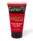 Mehron Makeup Fantasy FX Cream Makeup | Water Based | Halloween | Red Face & Body Paint For Adults 1 fl oz (30ml) (RED)