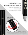 Kaely 2Pcs Bright Blue Eyeshadow Stick for Older Women, Metallic Shimmer Glitter Cream Eye Shadow Pencil Crayon, Light Blue Eyeliner Waterproof Halloween Makeup, 11+13