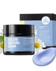 SURMEDIC AZULENE Moisturizing Soothing Cream, Calming Cream for Sensitive Skin, Daily Facial Moisturizer for Barrier Repair, Blemish Relief Care, Korean Skincare 50ml, 1.69 oz
