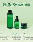 Pyunkang Yul Ultimate Line Skincare Set, Mother's day gift for mom, Calming Solution Toner, Ampoule & Cream, Traditional Korean-Style Packaging, Zero-Irritation (3-item set)