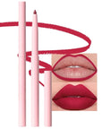 evpct Ruby Red Matte Creamy Retractable Lip Liner Pencils for Shaping & Sculpting Lips, Lip Pencils for Women Long Lasting Waterproof Rich Lip Colors Liner Crayon Lipstick delineador de labios 07