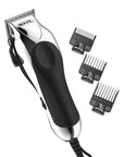 Wahl USA Chrome Pro Corded Clipper Complete Haircutting Kit for Men – Powerful Total Hair Clipping, Beard Trimming, & Grooming - Model 3024635