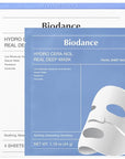 BIODANCE Hydro Cera-nol Real Deep Mask, Overnight Hydrogel Mask, Hydrating Facial Mask For Sensitive Skin, Redness Reducing & Quick Soothing Effect, 1.19oz(34g) x 4ea