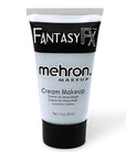 Mehron Makeup Fantasy FX Cream Makeup | Water Based | Halloween | Moonlight White Face & Body Paint For Adults 1 fl oz (30ml) (Moonlight White)