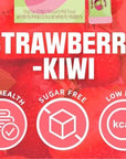 TEAZEN Strawberry Kiwi Kombucha Tea, Hydration Drink Mix, Sugar Free, Live Probiotics & Prebiotics, 10 Sticks, 1.76oz