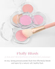 Dr.Althea Dear.A Fluffy Blush -An airy, long-lasting pressed First Crush)