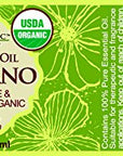 US Organic 100% Pure Oregano Essential Oil - USDA Certified Organic, Steam Distilled (15 ml)