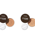 CoverGirl Clean Invisible Loose Powder Vegan Formula Translucent oz) 2-Pack 20g