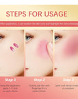 MEICOLY Matte Dewy Liquid Blush,Super Natural Cream Blush
