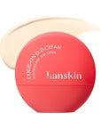 Hanskin Code on Double D Cream Foundation, Full Coverage Korean Liquid Skin Tint Foundation, Semi-Matte Finish, Lightweight Pore-Perfecting Base, 1.18 Fl Oz (12C FAIR)