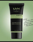 NYX PROFESSIONAL MAKEUP Studio Perfect Primer, Vegan Face Green (Color-Correcting)