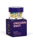 UNICORN SNOT Macro Face & Body Glitter | Cosmetic Grade Large-Particle Loose Glitter | Holiday Stocking Stuffer & Christmas Makeup | Safe for Face, Easy Application & Removal - Solar (Gold)
