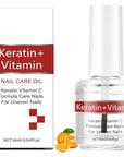 Keratin + Vitamins C Nail & Cuticle Oil, Keratin Protein Nail Moisturizes And Strengthening Care, Impove Cracked Nails & Rigid Cuticles, Deep Moisture For Nails And Cuticles For Nail Growth