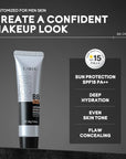 AKARY Hydrating Men BB Cream SPF 15 PA++, Light 160