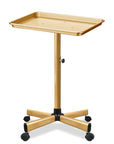 Colden Salon Tray, Salon Rolling Tray Cart with Wheels, Tattoo Tray Adjustable Color Tray(Gold)