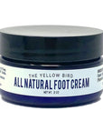Yellow Bird Foot Cream – Hydrating Tea Tree Oil Foot Balm with Essential Oils. Natural Athletes Foot Treatment. Moisturizing Cracked Feet Repair & Callus Remover. Made In USA - 2 oz