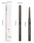 Kaely 1.5mm Skinny Gel Eyeliner Pencil,Brown Cat Eye Liner Makeup Pen,Cream Smooth Eyeliner Crayon,delineador de ojos contra el agua,Waterproof Long Lasting 16 Hour Wear,Vegan & Cruelty Free,02