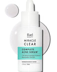 Rael Serum for Face, Miracle Clear Complete Acne Treatment - 1.5% Salicylic Acid, 2% Niacinamide, 0.5% Zinc, Pore Minimizer, Even Skin Tone, Korean Skincare (1 fl oz, 30ml)
