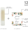 Andaz Press Personalized Lip Balm Party Garden