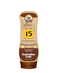 Australian Gold Sunscreen Lotion with Kona Coffee Infused Bronzer SPF 15, 8 Ounce | Broad Spectrum | Water Resistant