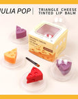 AKARY Cheese Shaped Tinted Lip Balm, 0.28oz