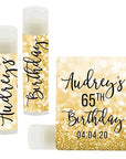 Andaz Press Personalized Milestone Birthday Party Glitter