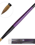 Professional purple wood kolinsky acrylic