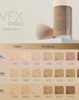FARMASi Vfx Pro Foundation, Full Coverage Liquid Cream, Light 03 30 ml