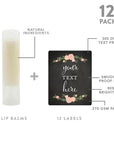 Andaz Press Personalized Lip Balm Party Floral