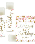 Andaz Press Personalized Milestone Birthday Party Glitter