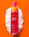 b.tan Clear Self Tanner Foam | Glow Your Own Way - Rinse Free, Best 1 Hour Express Sunless Tanning Water Mousse, Dark, No Transfer, Moisturizing, Face & Body, No Fake Tan Smell, 6.7 Fl oz