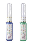 Temporary Hair Color Mascara Washable Hair Dye Stick Non-toxic Instant Hair Chalk Dye for Girls Women (Light Purple+Green)