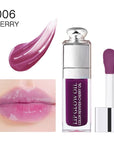 Hydrating Lip Glow Oil, Lip Oil Gloss Transparent Lip 2 OZ