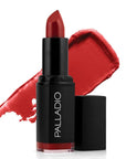 Palladio Herbal Matte Lipstick, Creamy and Full Coverage Long Lasting Matte Lipstick, Red Carpet