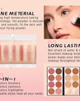 16 Colors Blush Contour Highlighter Makeup Palette with Blushes Set