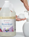 Ginger Lily Farms Botanicals All-Purpose Foaming Hand Soap Refill, Fragrance Free, 100% Vegan & Cruelty-Free, Unscented, 1 Gallon (128 Fl.Oz)