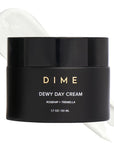 Dime Beauty Dewy Day Cream, Morning Face Moisturizer with Rosehip Oil and Tremella Snow Mushroom, 1.7 oz / 50 ml