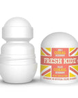 Fresh Kidz Body Wash 16.9 fl.oz. and 2 Roll-On Deodorants 1.86 fl.oz. for Kids and Teens - Girls Coral Set