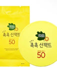Green Finger Kids Sunscreen Facial Cushion Pact, Aloe,Baobao, Moringa, Children Sun Protection SPF50+(Product+Refill) 16g