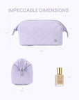 Telena puffer makeup bags for