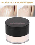 Sonew Makeup Finish Loose Powder, Oil Control ing (02#Ivory White) 15g