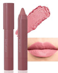 BINGBRUSH Crayon Matte Longwear Lipstick Pack Set,Moisture Smooth Color Stick Ultimate Lip Crayon for Makeup Collection - Waterproof Velvet Lipgloss (03#, 1 Count (Pack of 1))