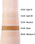 Kaely 2Pcs under Eye Concealer Full Coverage,Waterproof Concealer