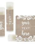 Andaz Press Personalized Lip Balm Party Lace,