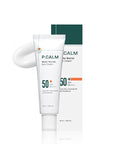 P.CALM Water Barrier Moisturizing Sun Cream Matte-Finish No White Cast SPF 50+ PA++++ Vegan Calming Moisture Daily Sunscreen for Dry Oily Sensitive Skin Korean Skincare