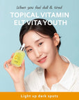ELT Vita Youth Vitamin C Face Serum 1.69fl.oz.(50ml) | Skin Brightening | Ferulic Acid | Beta-Glucan| Anti-Aging | Dark Spot Remover | Korean Skincare (Pack of 1)