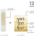 Andaz Press Personalized Lip Balm Party Glitter