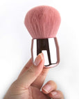 Foundation Brush,Daubigny Large Pink Powder Brush Flat Arched Premium Durable Kabuki Makeup Brush Perfect For Blending Liquid,Cream and Flawless Powder,Buffing, Blending,Concealer …